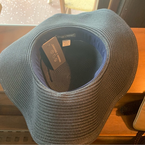 Threads 4 Thought midnight blue straw hat - Picture 11 of 12